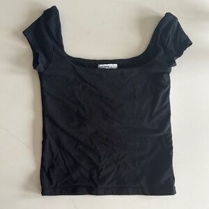 Black subdued top